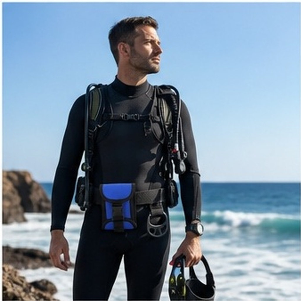 Scuba Weight Belt Pocket Quick Release - Ceinture de plongée avec poche et