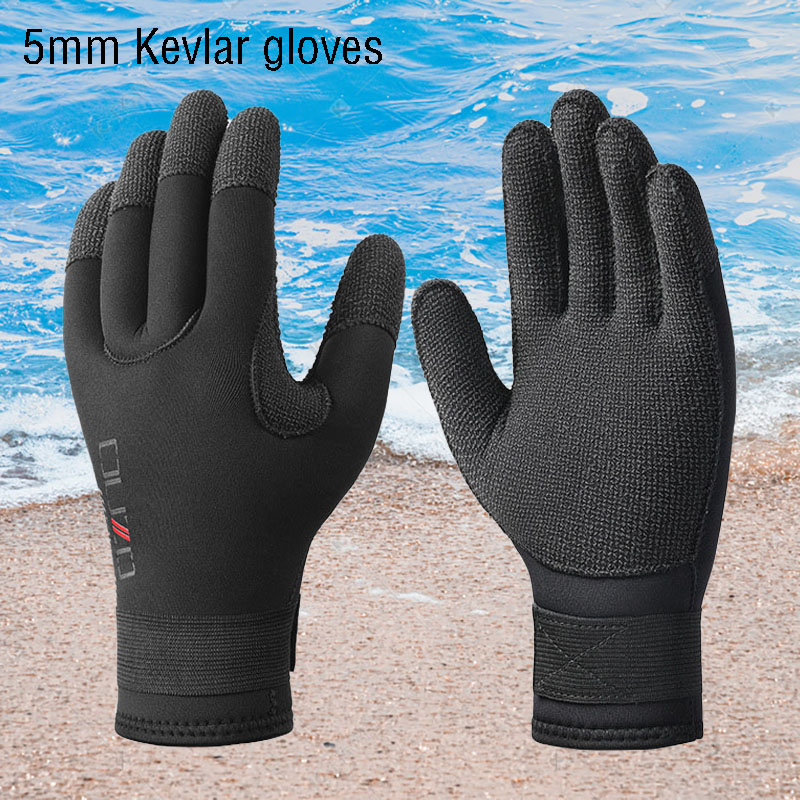 Scuba Diving Wetsuit 5Mm Neoprene - Nouveau 5mm Kevlar gants de plongée