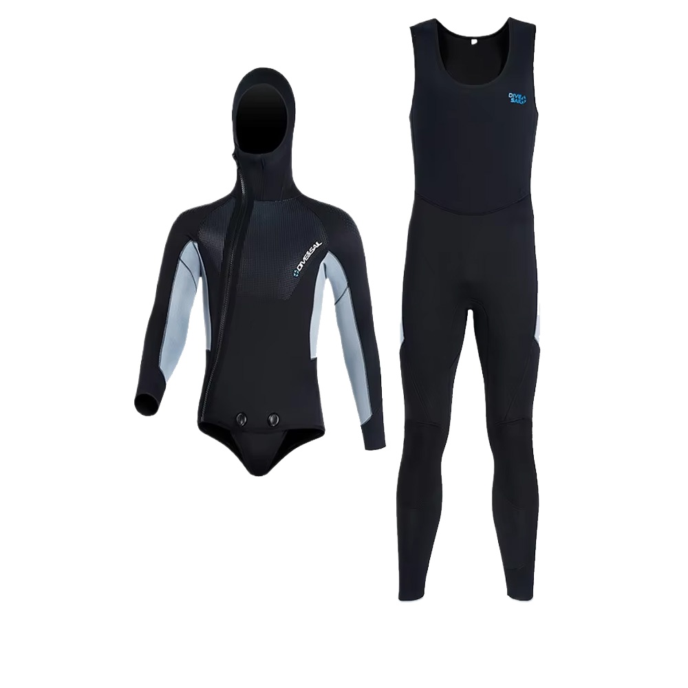 Combinaison de pêche sous-mari - Scuba Diving Wetsuit 5Mm Neoprene avis et prix