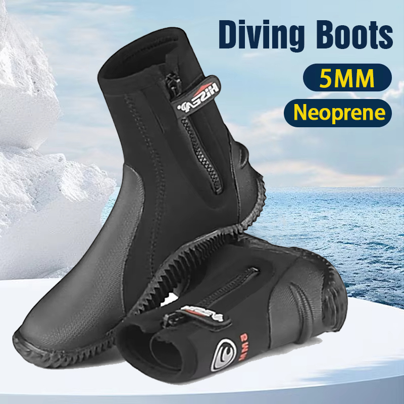 Bottes de plongée en néoprène  - Scuba Diving Wetsuit 5Mm Neoprene avis et prix